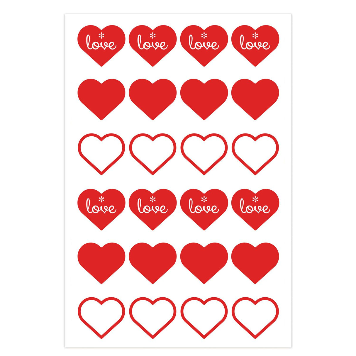 Etichetta Adesiva Love
