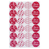 Etichette Adesive Christmas Red Mix