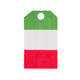 Tag in Legno Tricolore