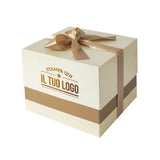 Portapanettone Lusso Basso 1 KG Personalizzato