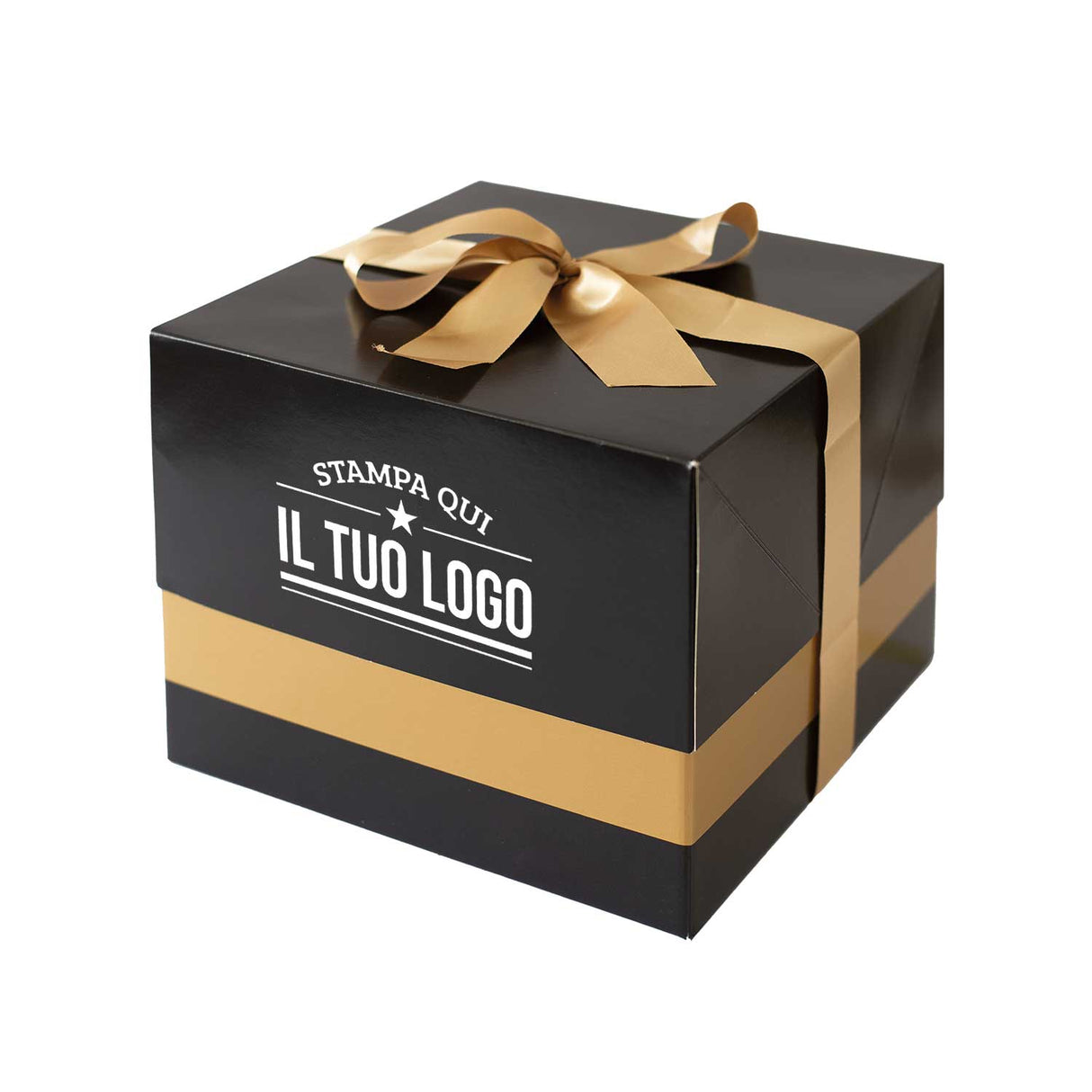 Portapanettone Lusso Basso 1 KG Personalizzato