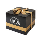 Portapanettone Lusso Basso 1 KG Personalizzato