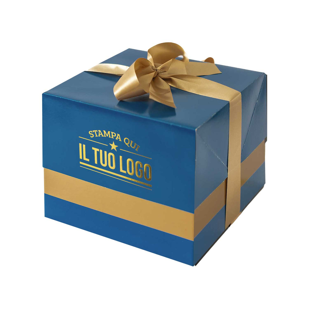 Portapanettone Lusso Basso 1 KG Personalizzato