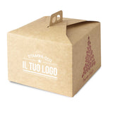 Portapanettone Basso 750gr Personalizzato Albero