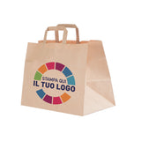 Shopper Carta Foodline con Logo a Colori 1-2 Lati