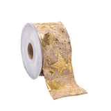 Nastro in Cotone Animato Stelle Naturale