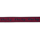 Nastro Bordo Lino Personalizzato con Logo