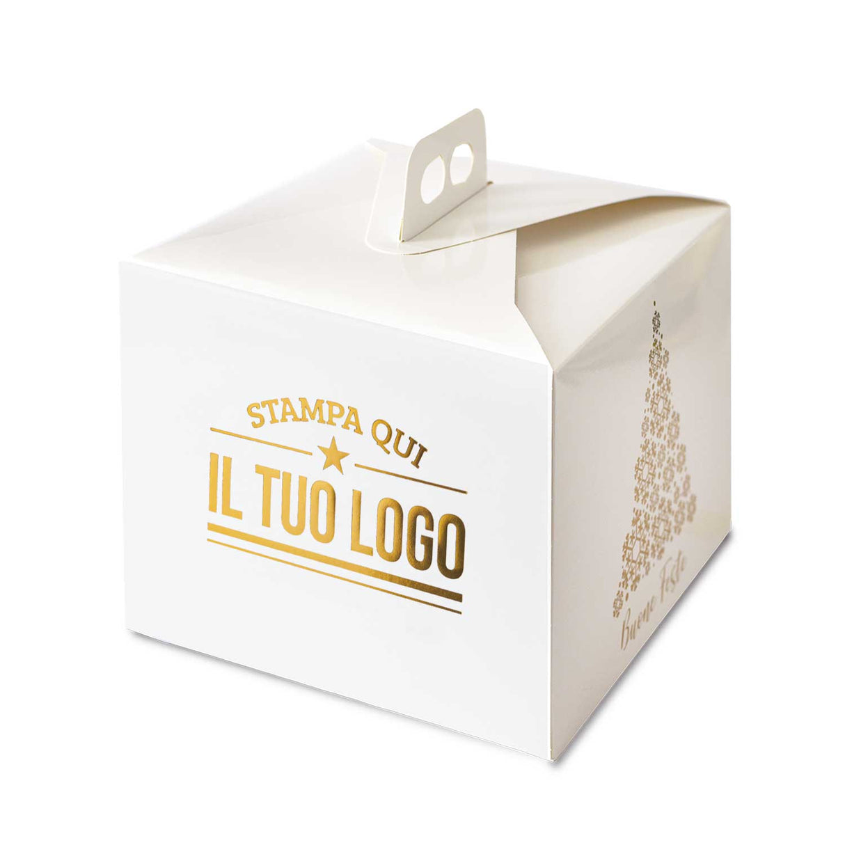 Portapanettone Alto Personalizzato Linea Albero 1 Kg