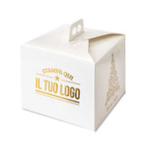 Portapanettone Alto Personalizzato Linea Albero 1 Kg