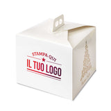 Portapanettone Alto Personalizzato Linea Albero 1 Kg