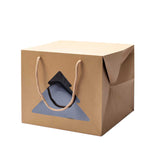 Bag Box Kraft Portapanettone con Finestra Albero