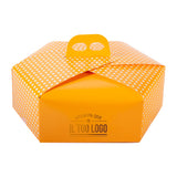 Scatola Colomba Esagonale Pois personalizzata