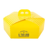 Scatola Colomba Esagonale Pois personalizzata