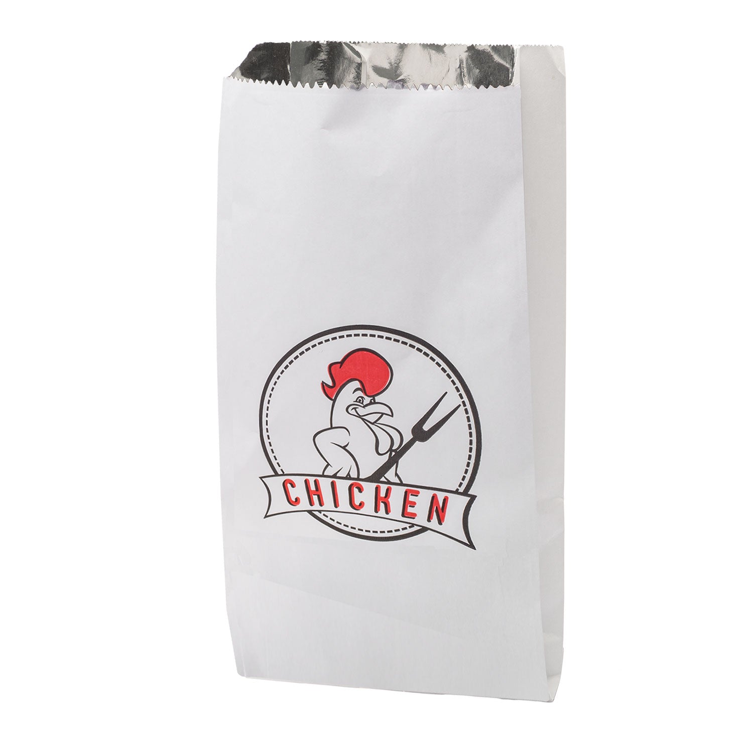 500 Sacchetti Carta Per Pollo - 18+7x35 Cm, Bianchi, Per Alimentari, Macellerie E Panetterie - Foto 4