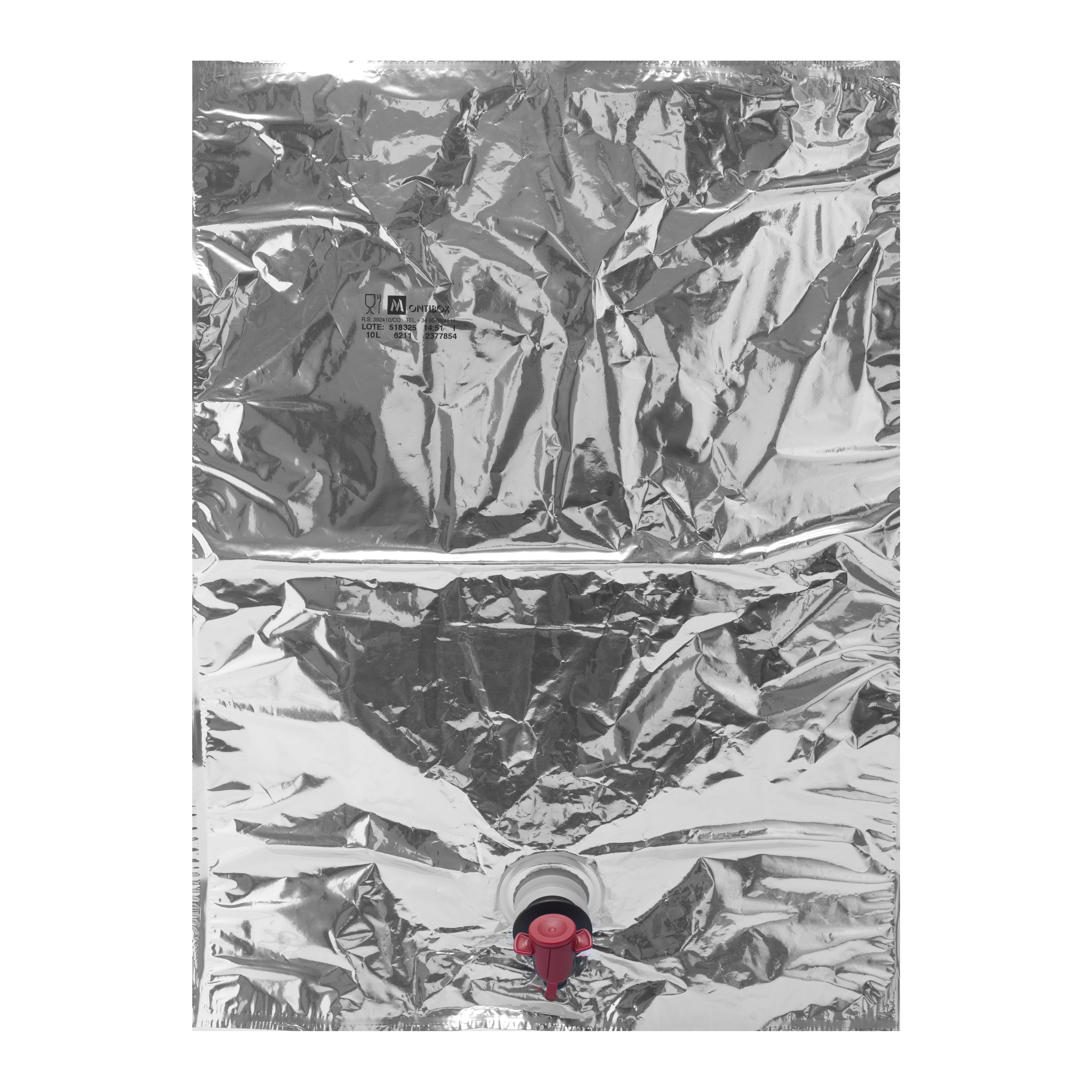 5 Sacchetti Ricarica Bag-in-box Da 5 Litri Con Rubinetto A Farfalla, Per Vino, Succo E Bevande Non Gassate - Conservazione Sottovuoto, Multistrato