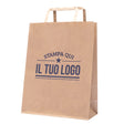 Shopper Carta Riciclata Piattina Personalizzabili