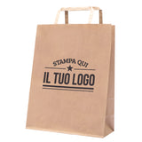 Shopper Carta Riciclata Piattina Personalizzabili