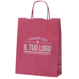 Buste Shopper Carta Bordeaux Personalizzabile