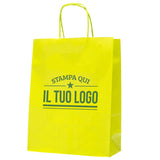 Buste Shopper Carta Verde Chiaro Personalizzata