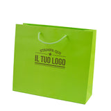 Shopper Carta Kraft Colorata Spring Personalizzata