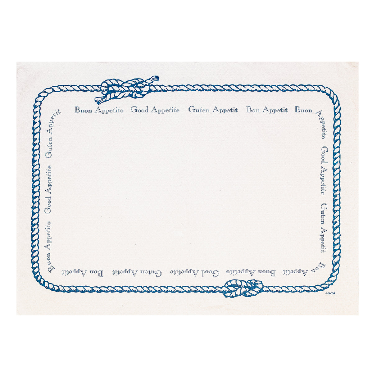 Tovaglietta Sottopiatto in Carta Monouso Marine