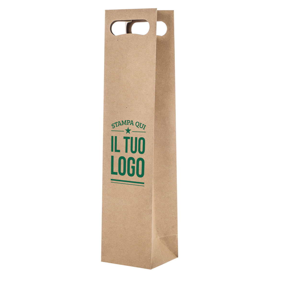 Shopper Natural Personalizzata Manico Fagiolo
