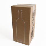Scatola Nakpack Spedizione Bottiglie Magnum Avana