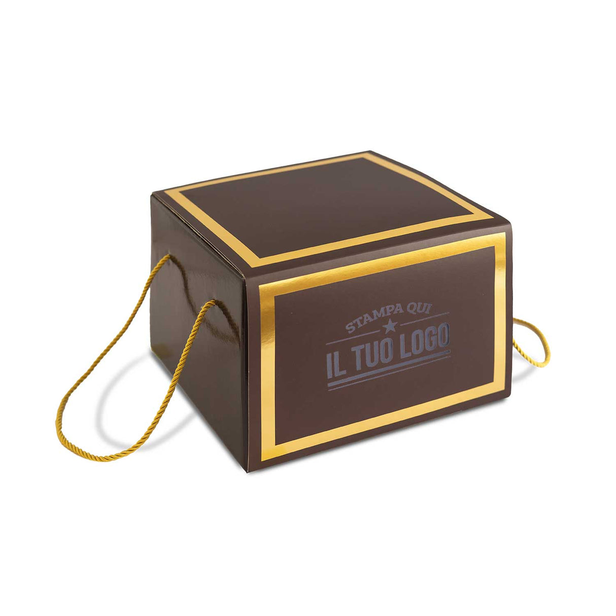 Portapanettone con Fascia Personalizzata Basso 1 kg